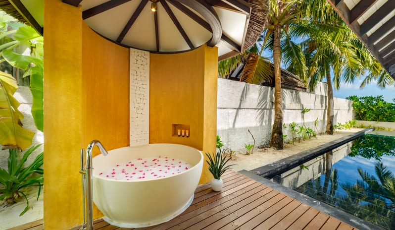 OZEN RESERVE BOLIFUSHI - Earth Pool Pavilion - Outdoor Bath_001